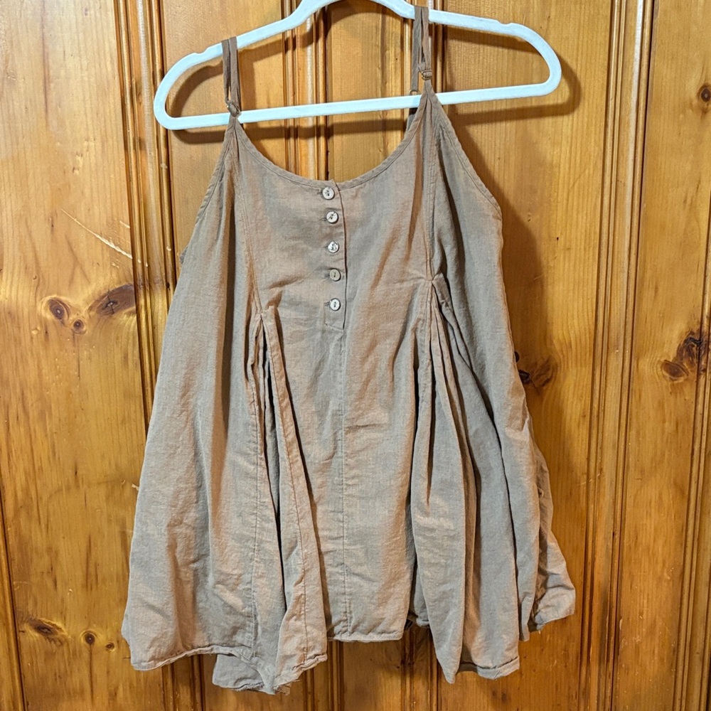 Free People Pick Me Up Mini Dress - Tan - Size XS - Picture 2 of 11